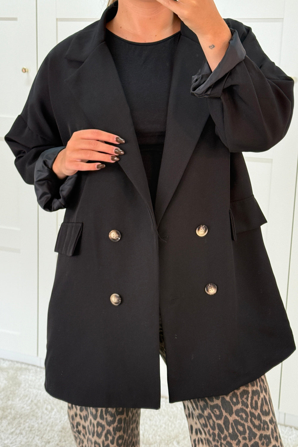 A-bee - Daphne Blazer - Black Blazere