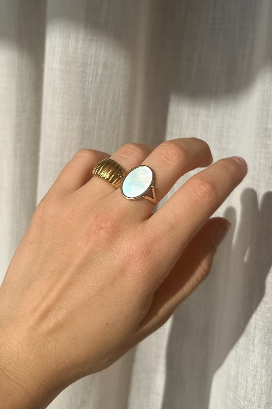 Anobel Copenhagen - Stainless Steel Ring BAS090150-1 - Golden Ringe