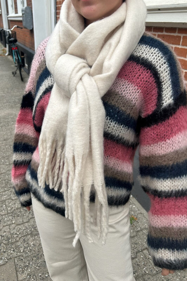 Anobel Copenhagen - Thick Plain Scarf E-71800 - Beige Tørklæder