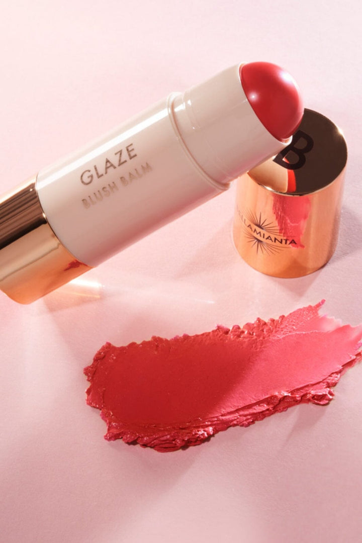 Bellamianta - Glaze Blush & Glow Balm - Poppy - Læbestift