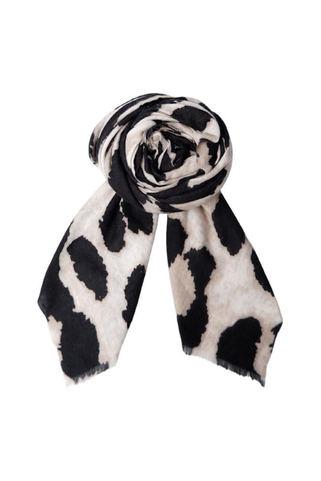 Black Colour - Bcfawn Leo Winter Scarf 208414 - Creme Tørklæder