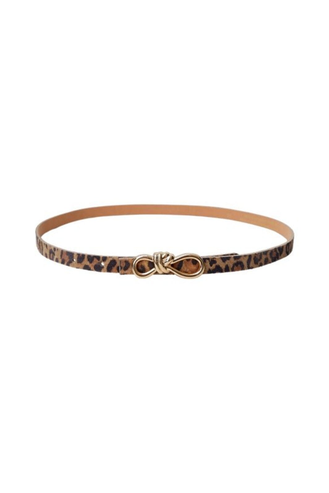 Black Colour - Bcsophy Bow Belt 10321 - Natural Leo Bælter