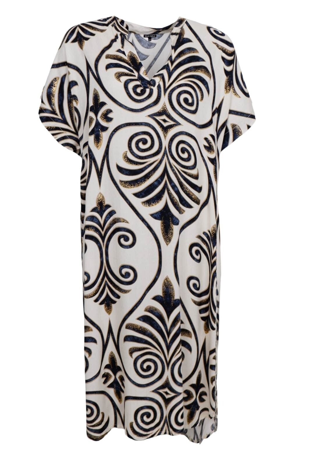 Black Colour - Bcstella Short Dress 39608 - Malaka White