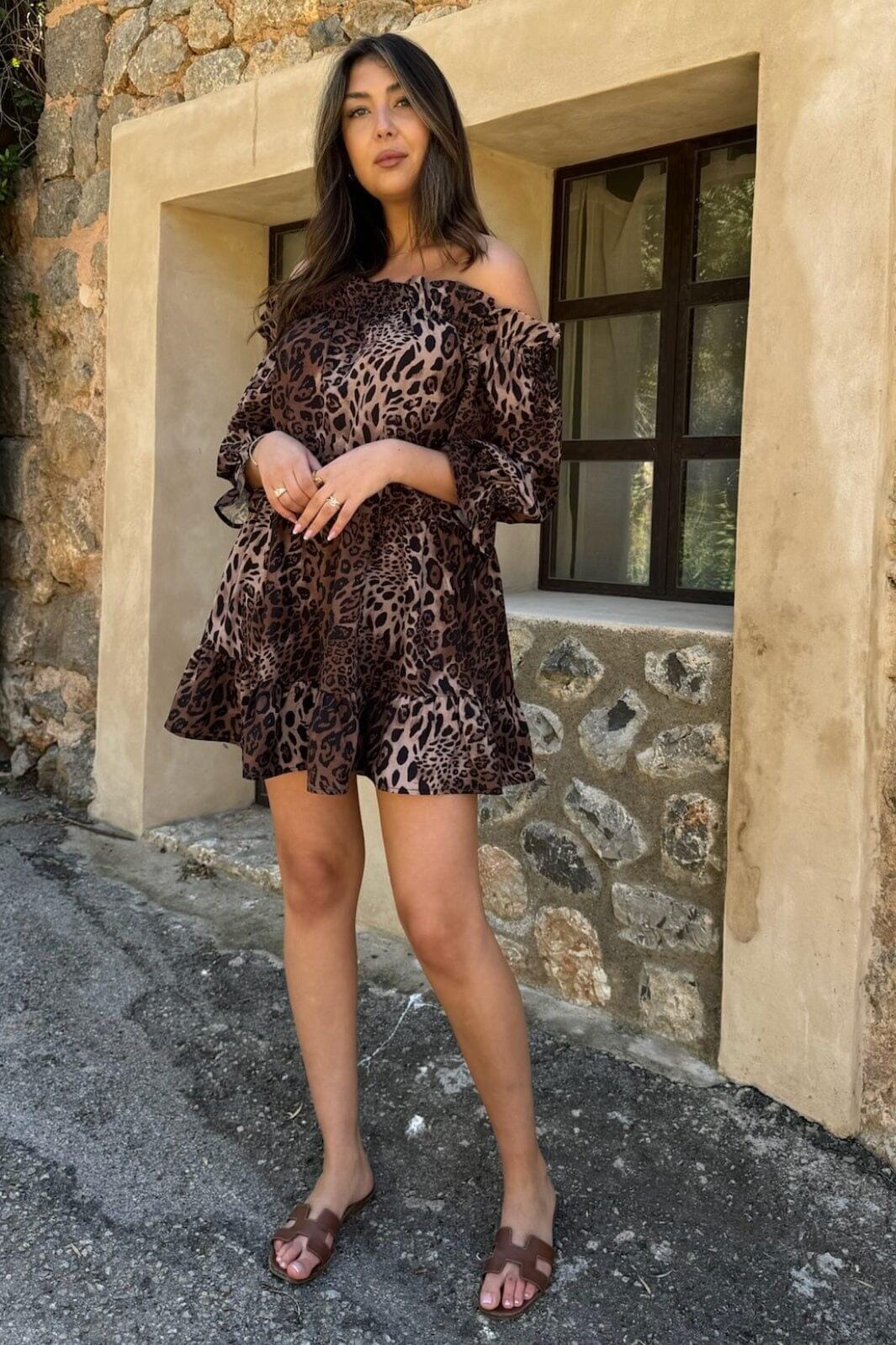 Forudbestilling - BYIC - Sigridic Dress - lp Leo Print Kjoler