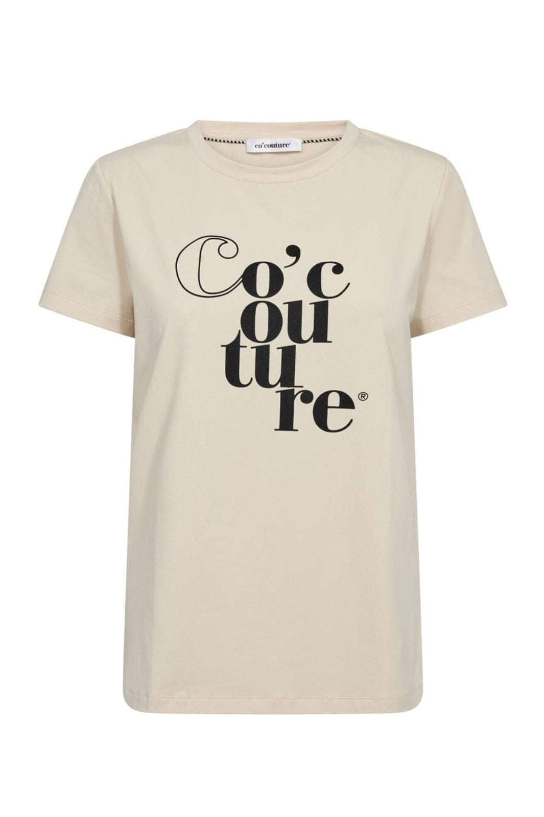 Co´Couture - Cocouturecc Tee 43002 - 100 - Creme
