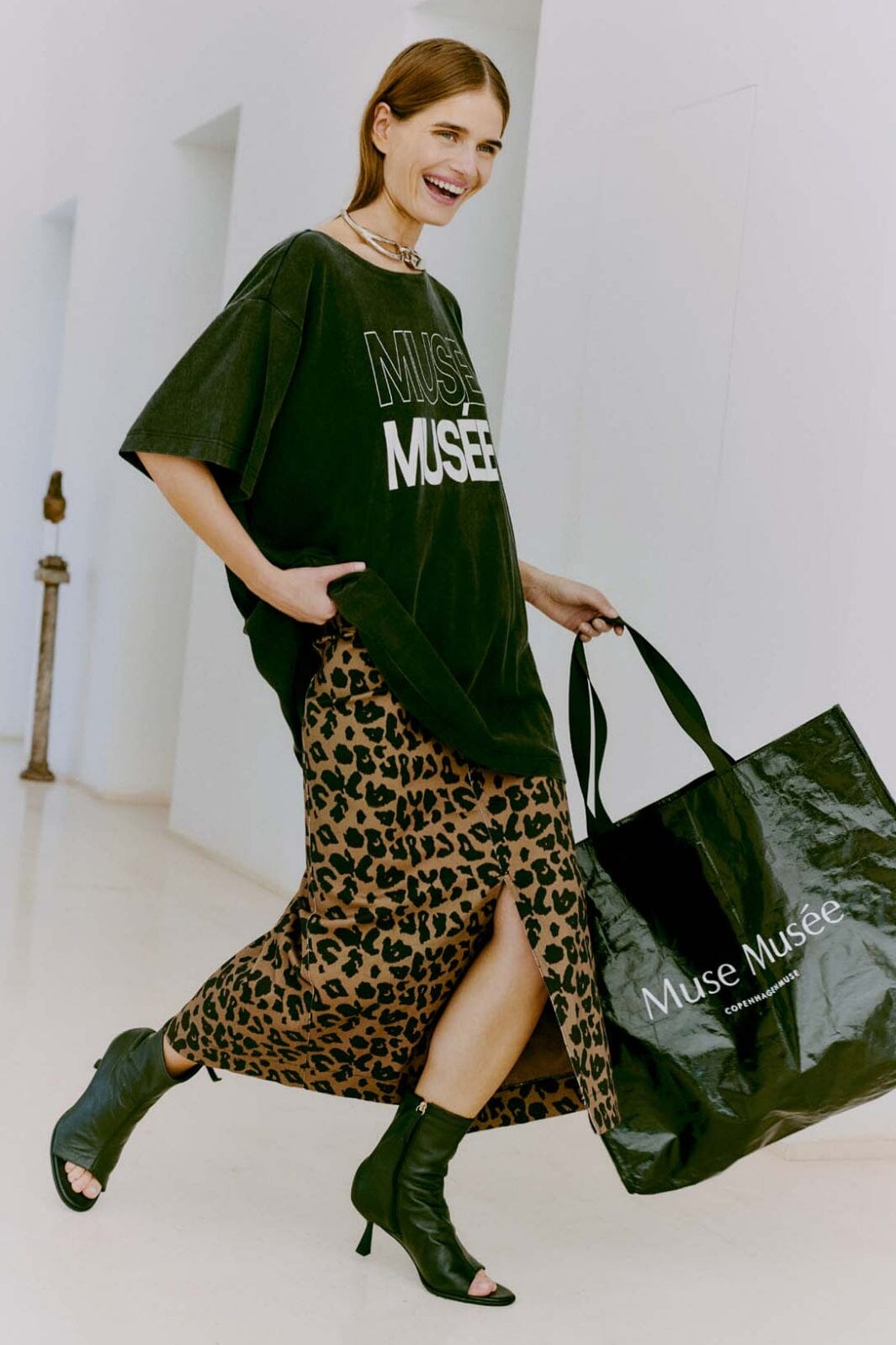 Copenhagen Muse - Cmleora-Skirt - Kangaroo w. Black Nederdele