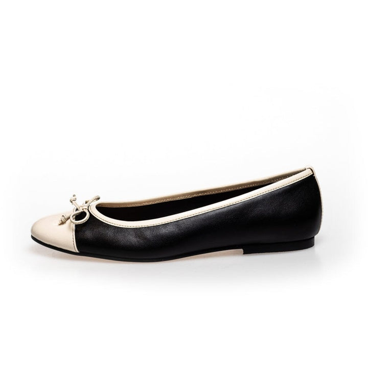 Copenhagen Shoes - My Own Ballerinas - 500 Black/Cream Ballerinaer