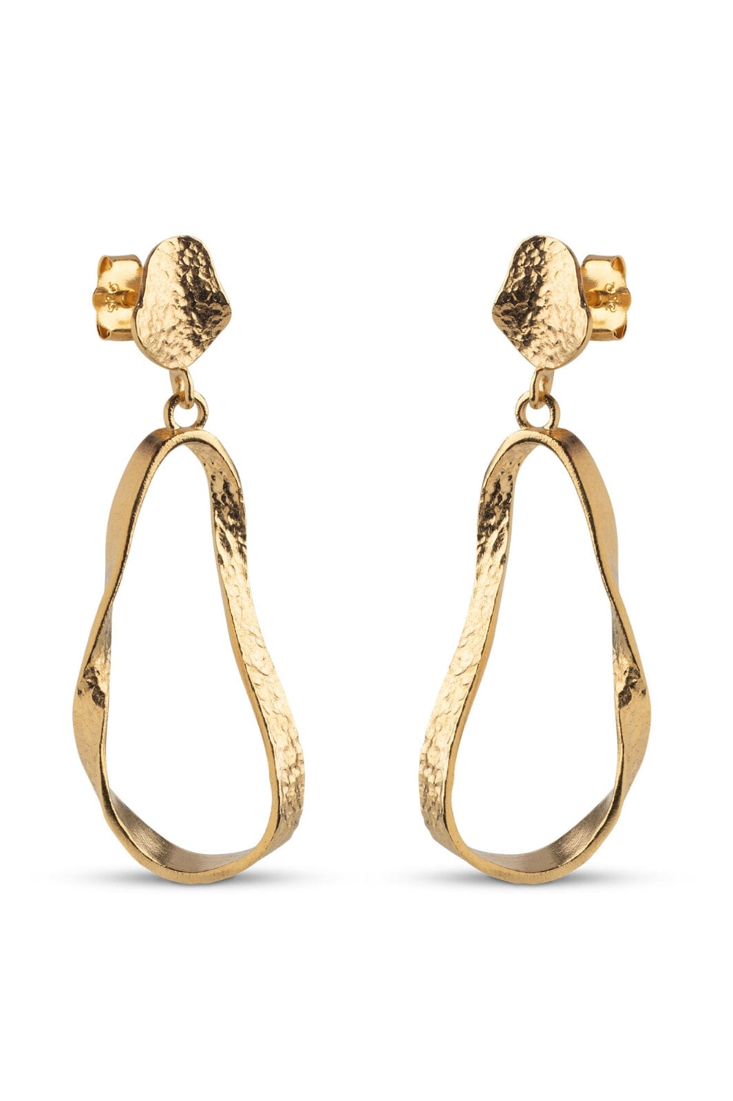 Enamel Copenhagen - Earring, Aloma Small - 925S/Gp/M Øreringe