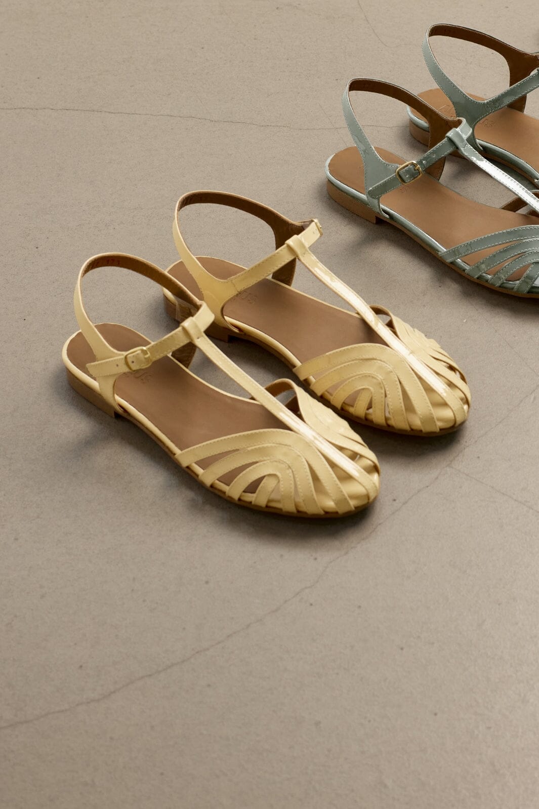 Forudbestilling - Angulus - 5841-101 - Mellow Yellow Sandaler