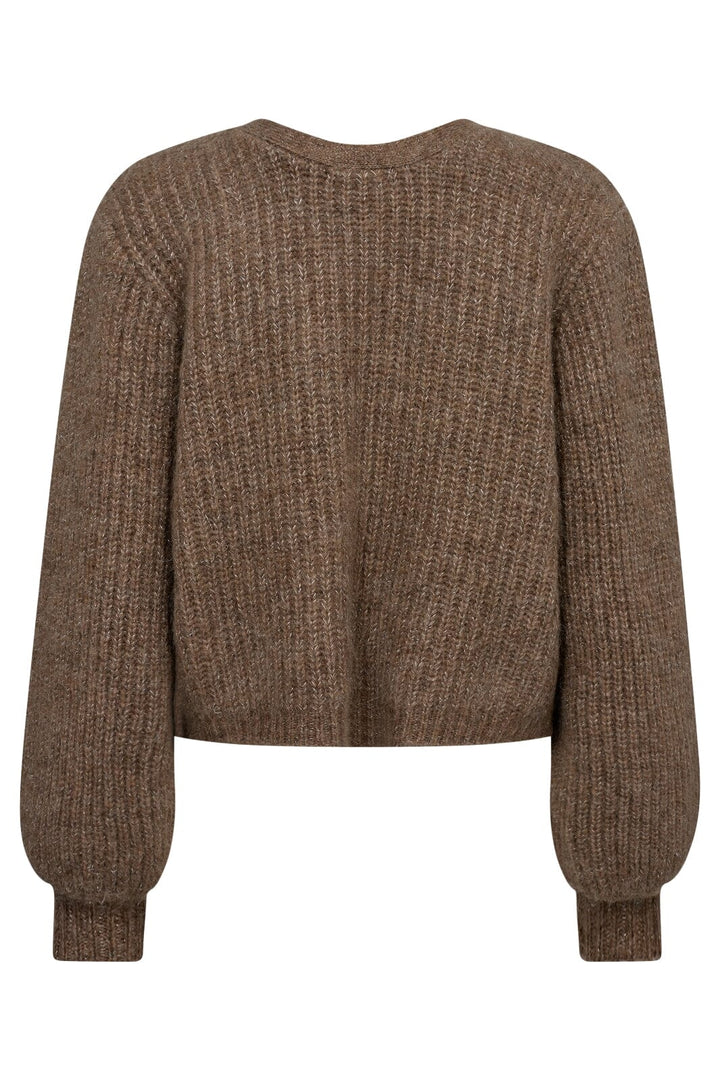 Forudbestilling - Co´couture - Cozycc Lurex Twist Knit 32132 - 154 Walnut Strikbluser