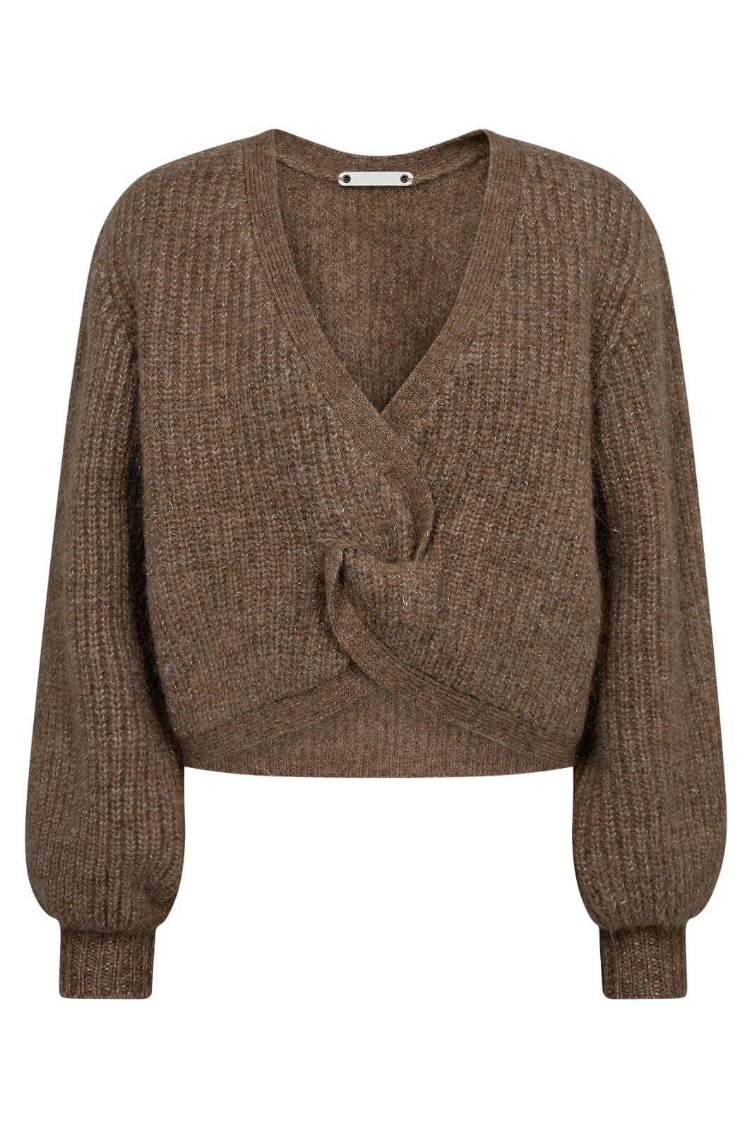 Forudbestilling - Co´couture - Cozycc Lurex Twist Knit 32132 - 154 Walnut Strikbluser