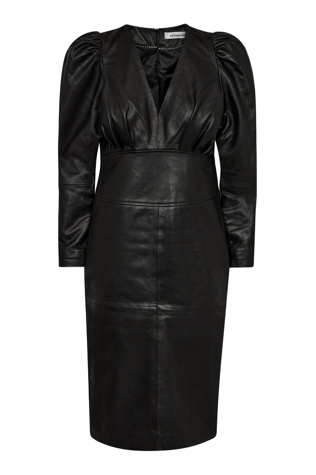 Forudbestilling - Co´couture - Phoebecc Drape Puff Dress 36375 - 96 Black Kjoler