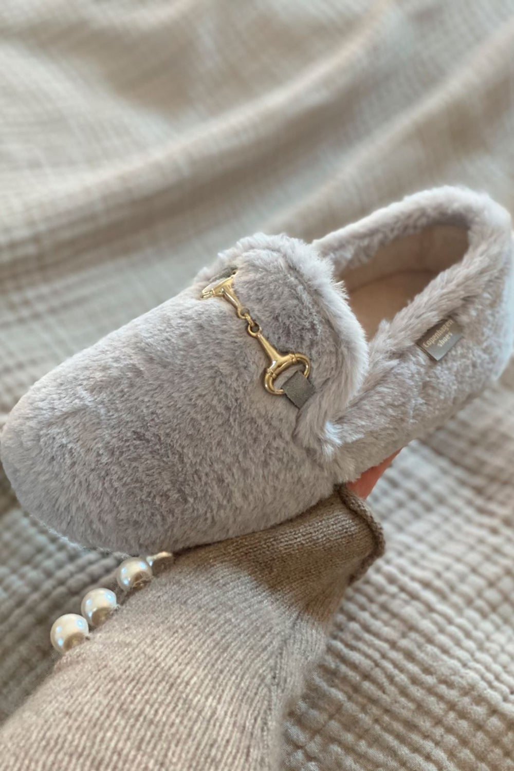 Forudbestilling - Copenhagen Shoes - New Melania - Grey (Slut september) Hjemmesko & sutsko