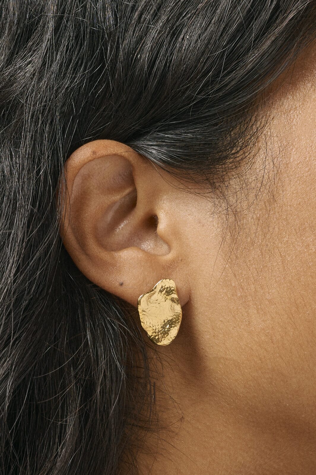 Forudbestilling - Enamel Copenhagen - Studs, Maia Large - 925S/Gp/M Øreringe