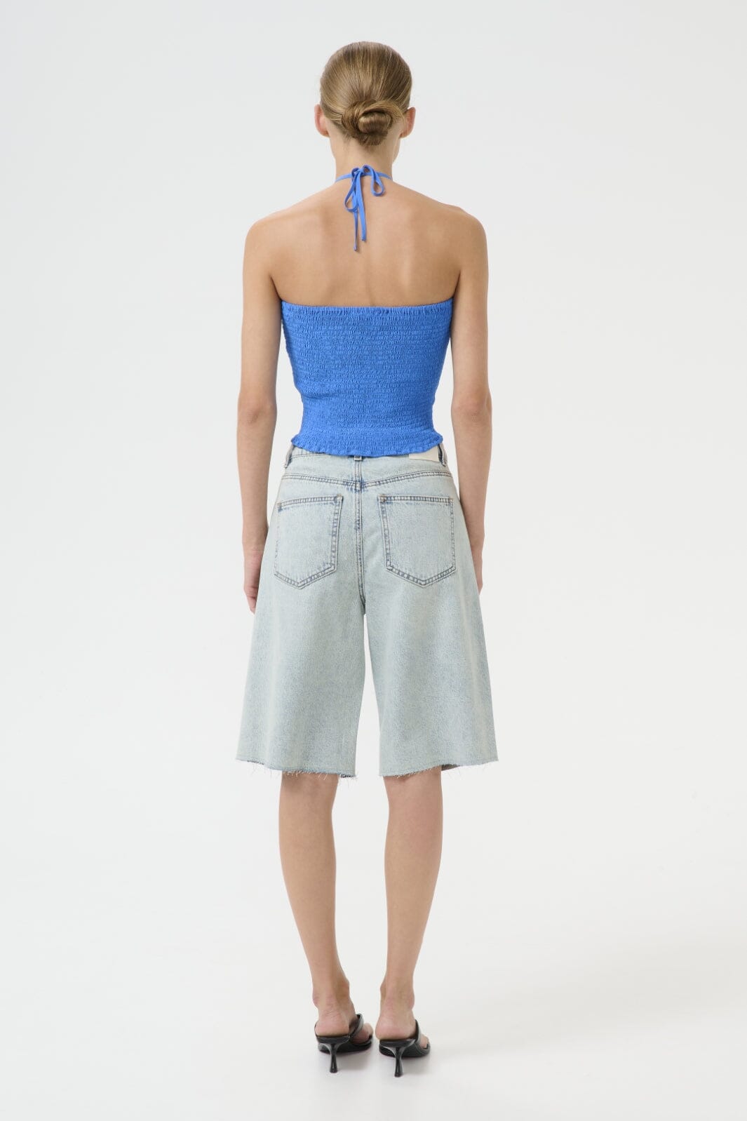 Gestuz - Gzasher Long Shorts 10910165 - 107575 - Mid Acid Wash