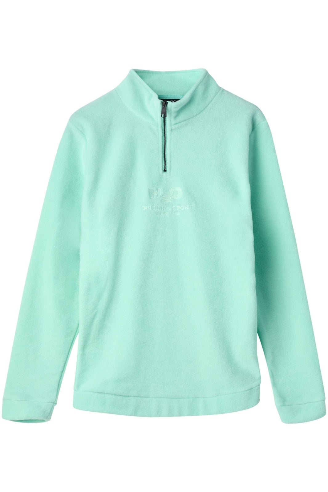 Forudbestilling - H2O - Blåvand II Fleece Half Zip - Pastel Green (Juni/Juli) Fleece jakker