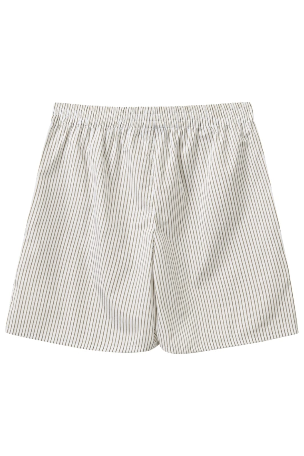 H2O - Rønne Essential Pajamas Shorts 100165-2 - 7043 - White/Brown