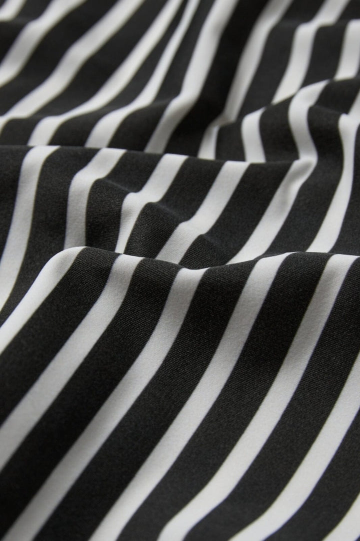 H2O - Stripe Swim Suit 101014 - 3500 - Black