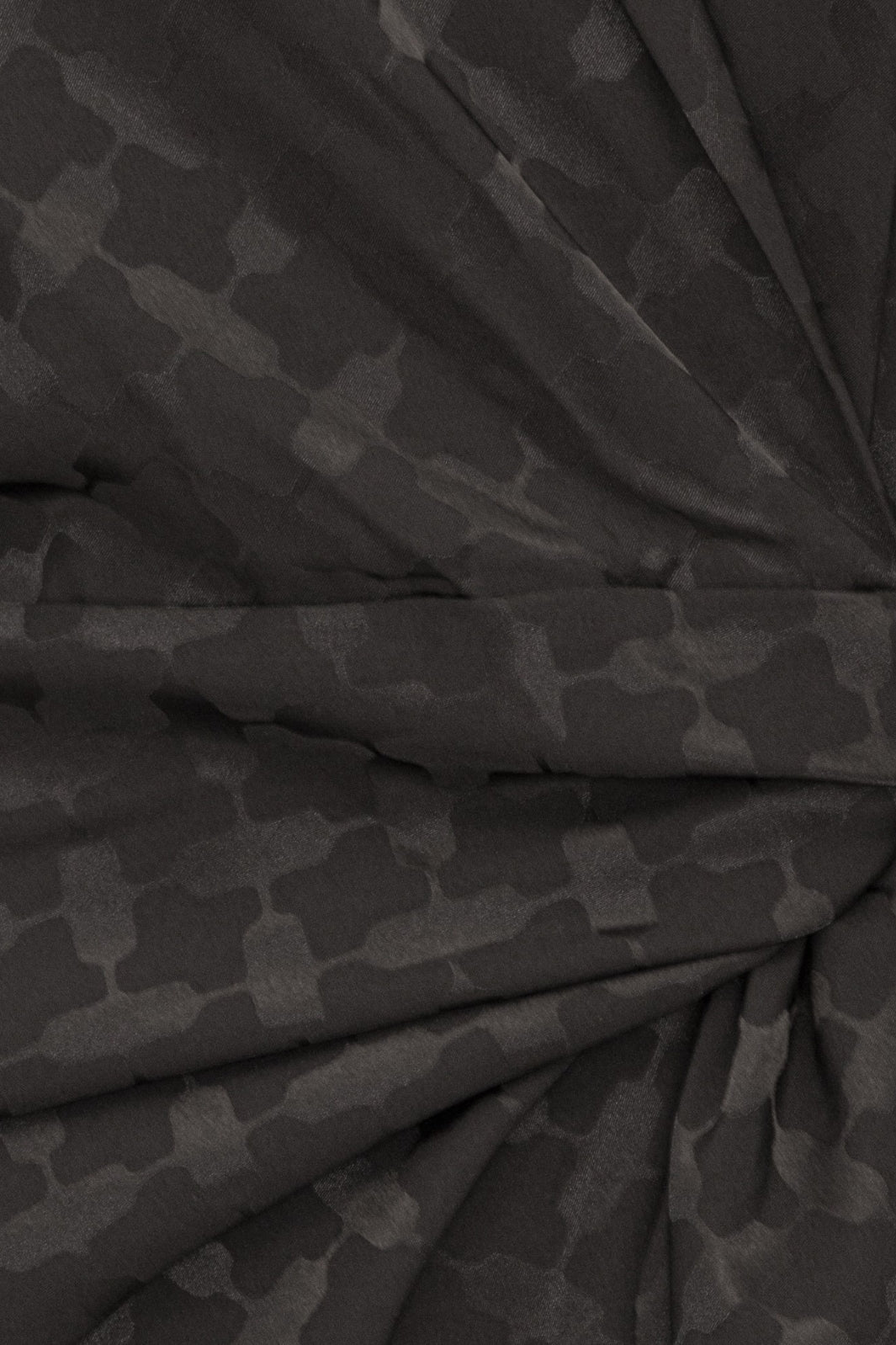 Forudbestilling - Karmamia - Ivy Wrap Dress - Black Keffiyeh Jacquard (September)) Kjoler