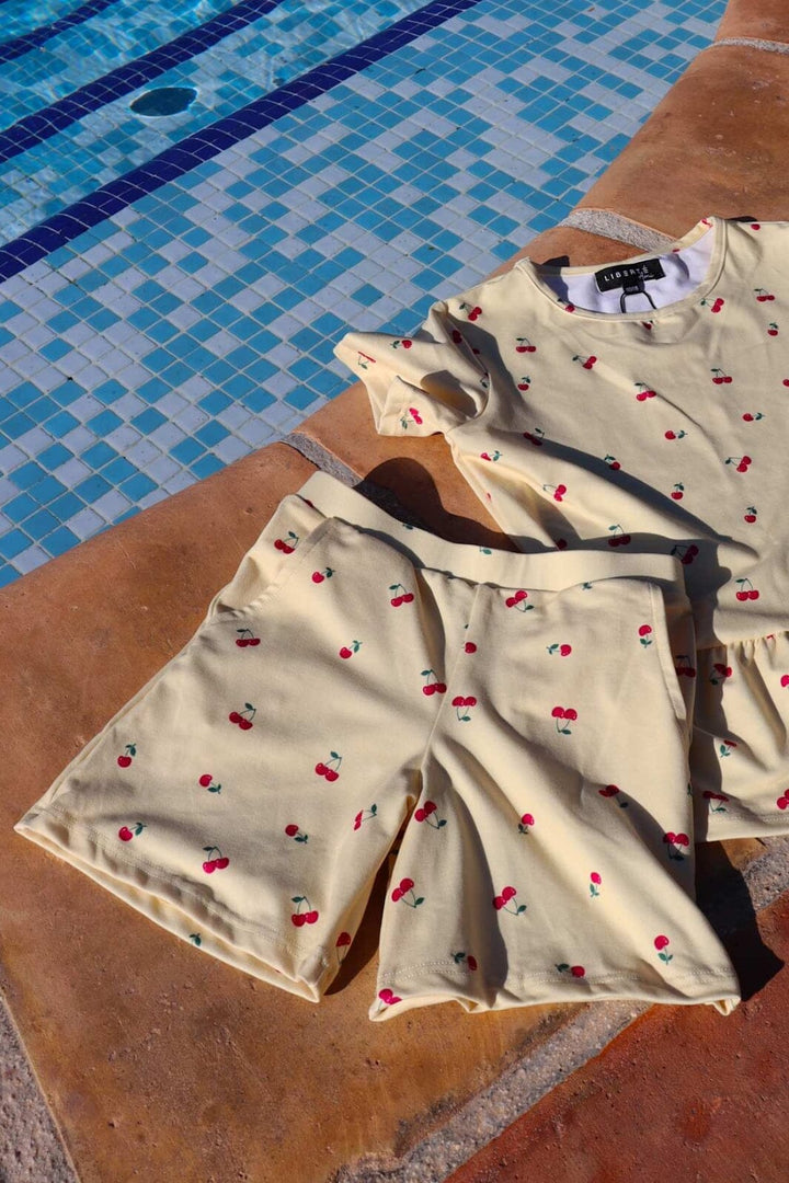 Liberte - Alma-Shorts (Kids) 9617 - Yellow Cherry