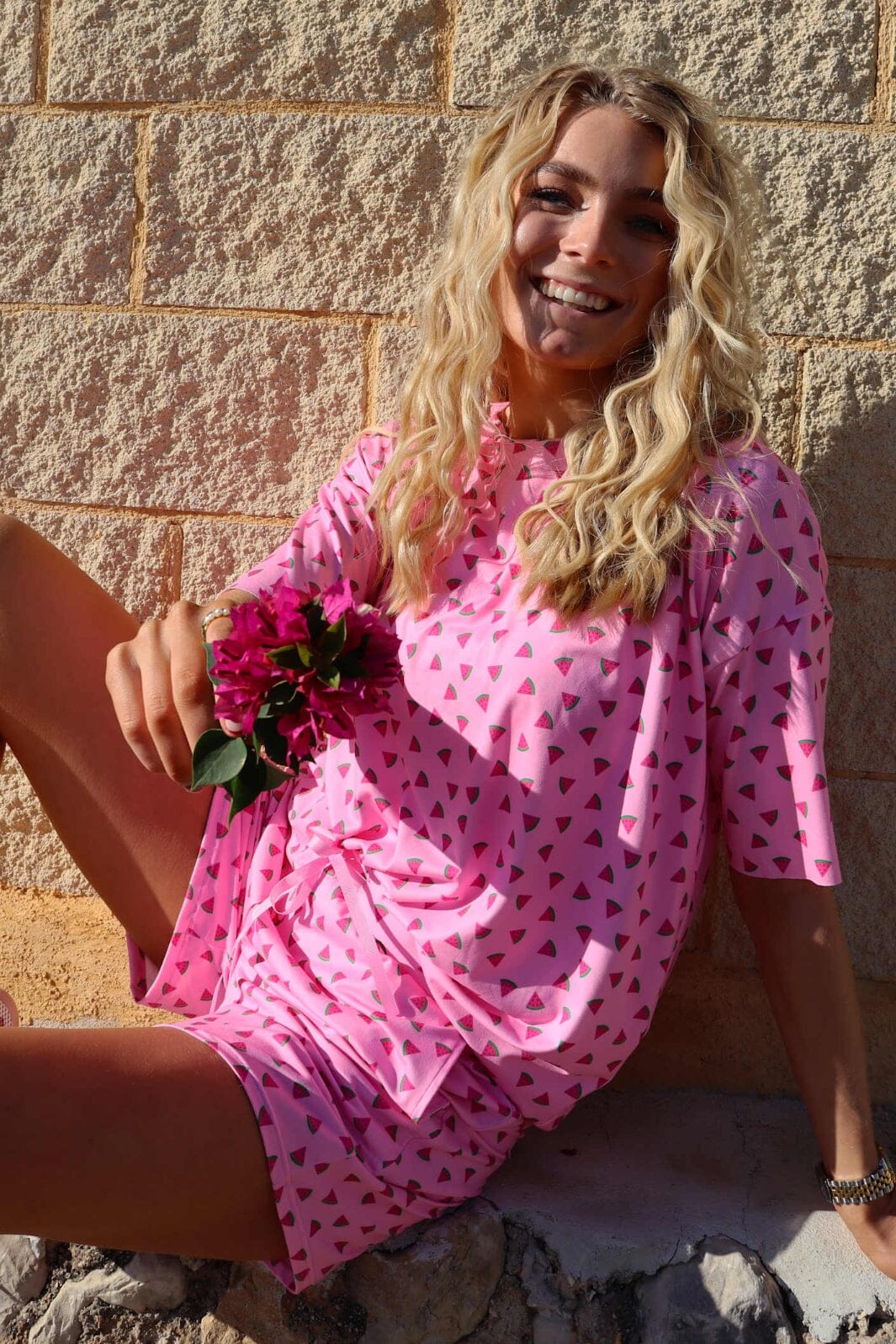 Liberte - Alma-Tshirt 9519 - Pink Watermelon