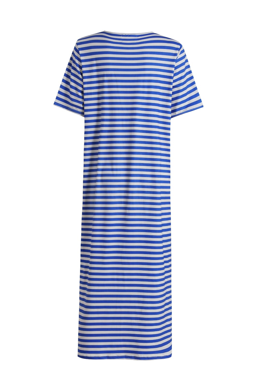 Liberte - Alma-Tshirt-Dress 9562 - Stripe Ivory Cobolt