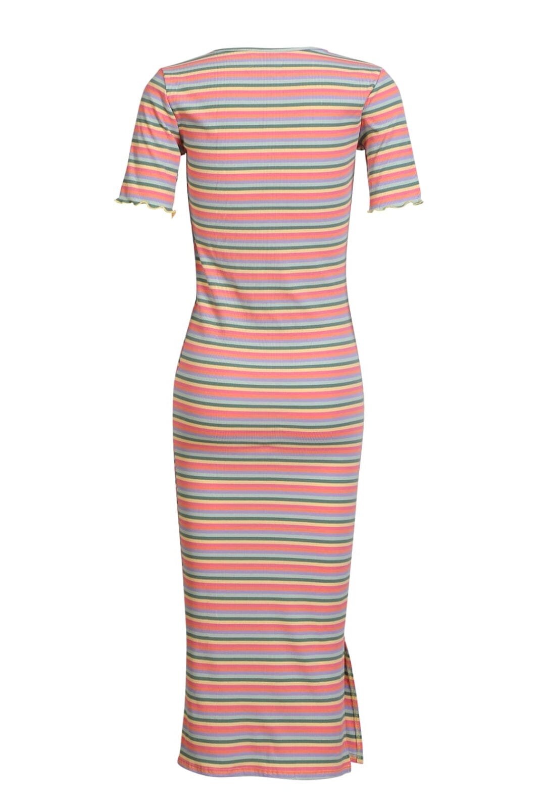 Liberte - Natalia-Ss-Dress 21232 - Multi Orange Pink Stripe