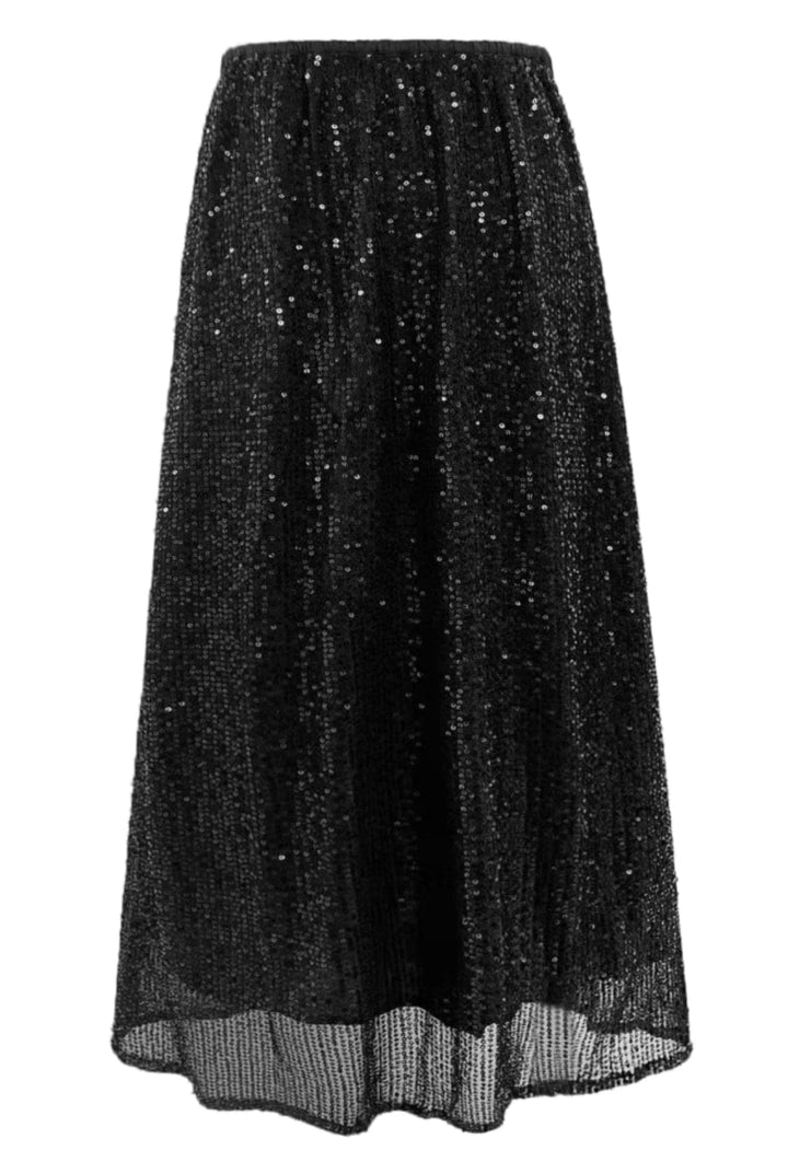Forudbestilling - Liberte - Paige-Skirt 21697 - Black Sequins Nederdele