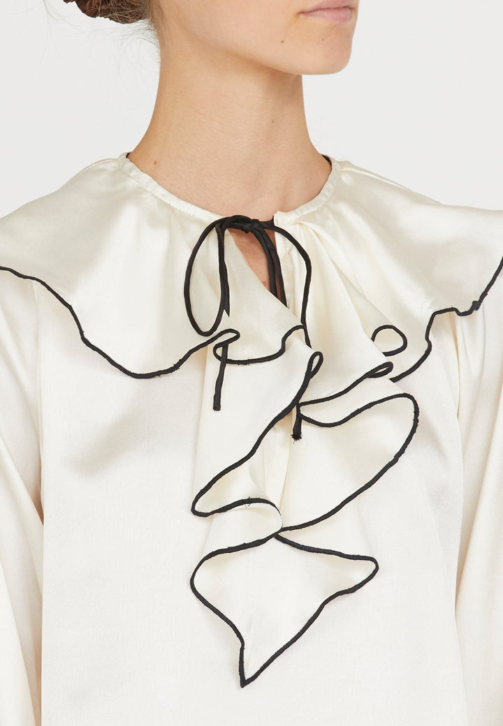 Forudbestilling - Love & Divine - Love1241 - 119 Cream/Black Bluser