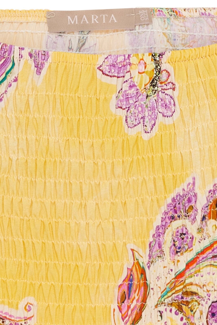 Marta Du Chateau - Mdcprincess Skirt 5201 - Giallo