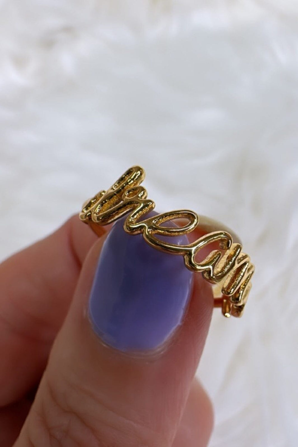 Forudbestilling - Mellow Moon - Ring Dreamer - Forgyldt Messing Ringe