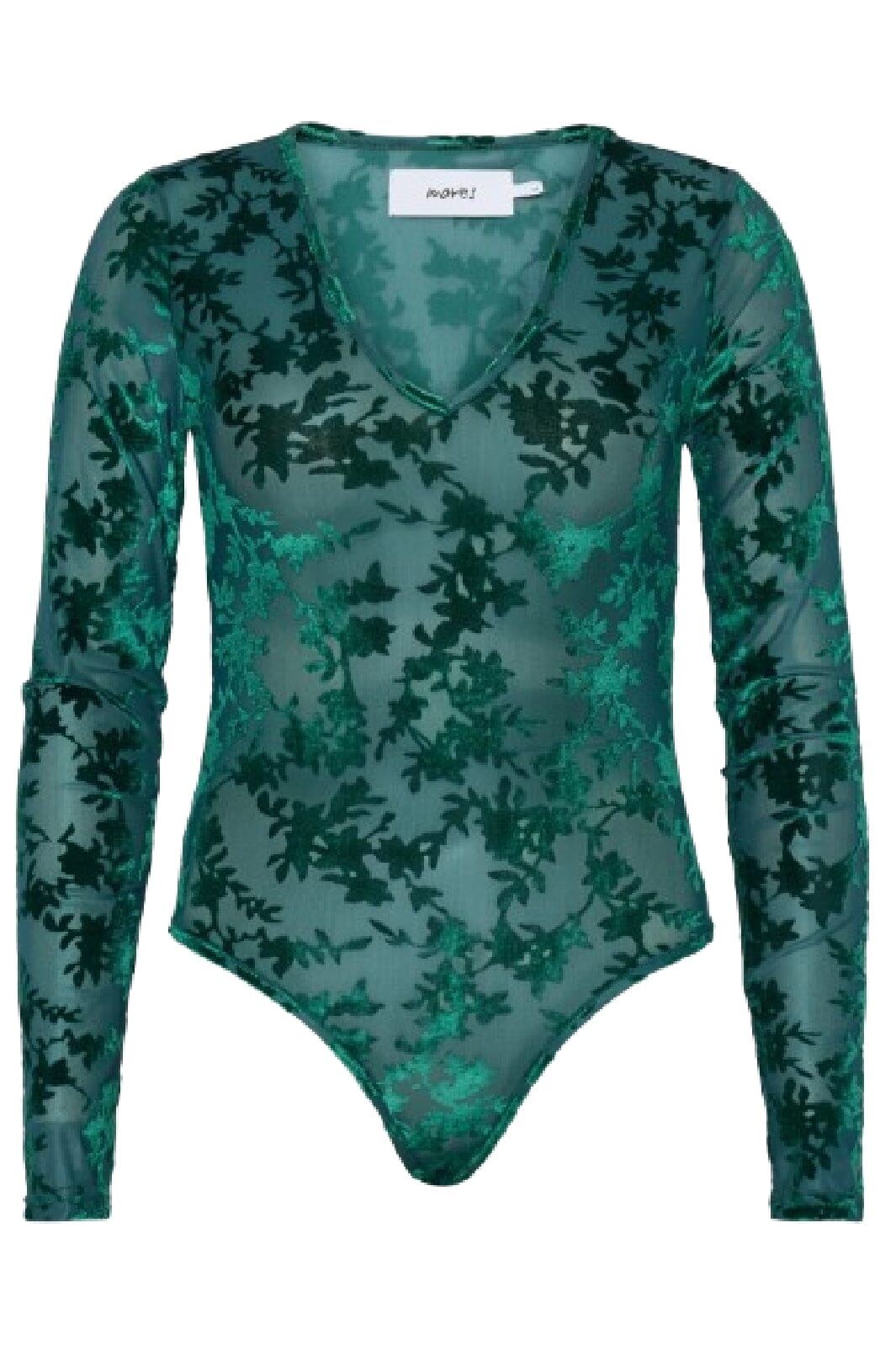 Forudbestilling - Moves - Mckenna 4105 - 5025 Quetzal Green Bodystockings