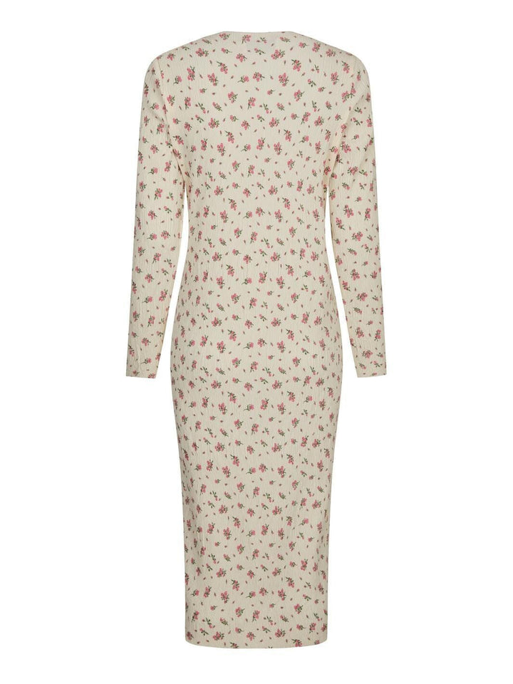 Forudbestilling - Neo Noir - Vogue Blossom Dress 165201 - 191 - Light Yellow Kjoler