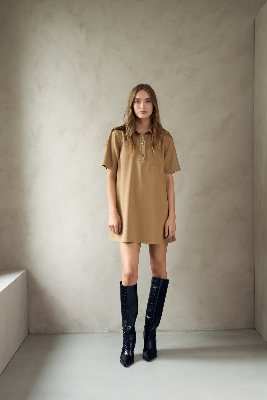 Forudbestilling - Noella - Jozie Dress 12730004 - 1206 - Oyster Kjoler