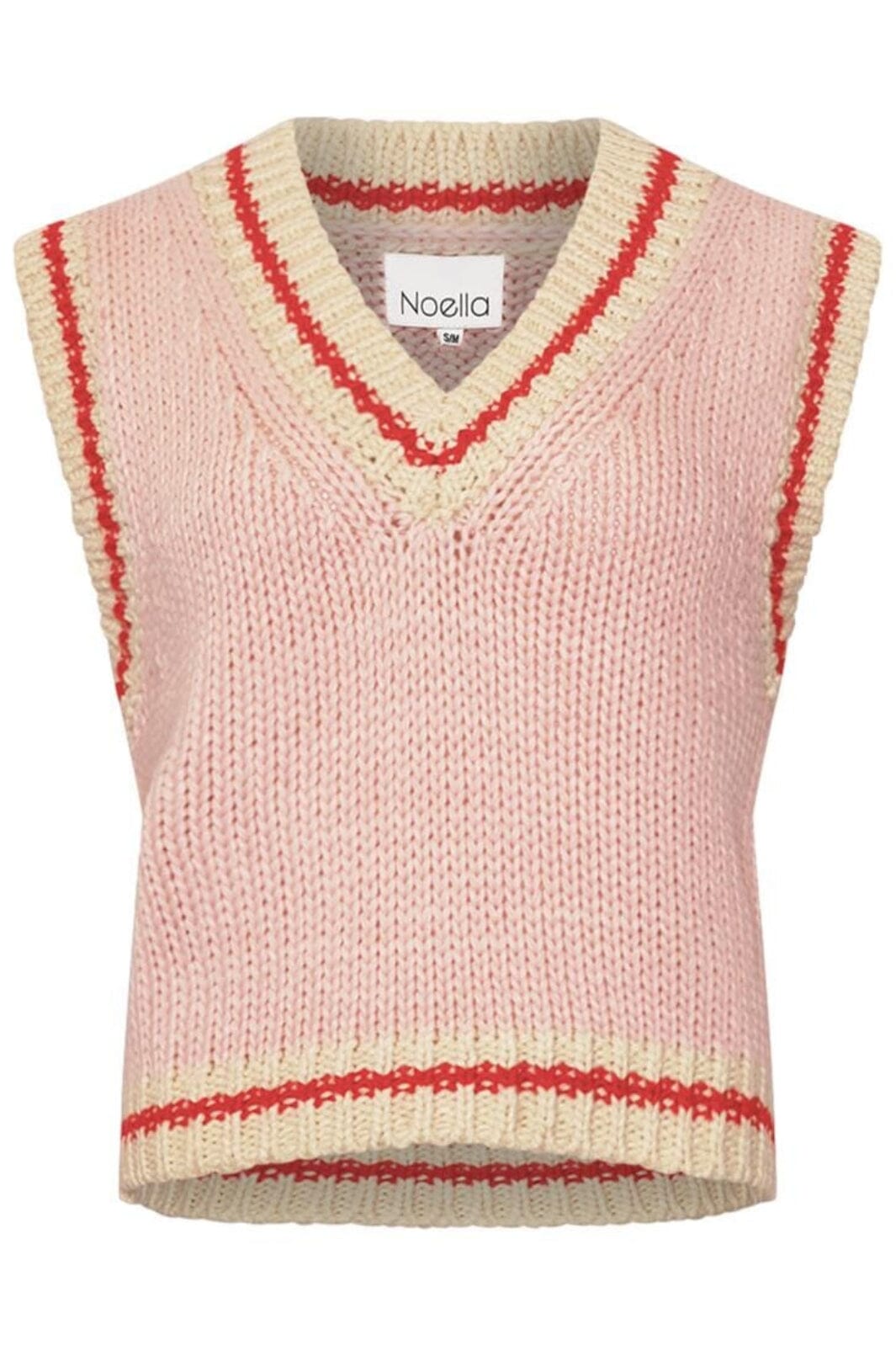 Forudbestilling - Noella - Kayanna Knit Vest - 1246 Berry Combo Veste