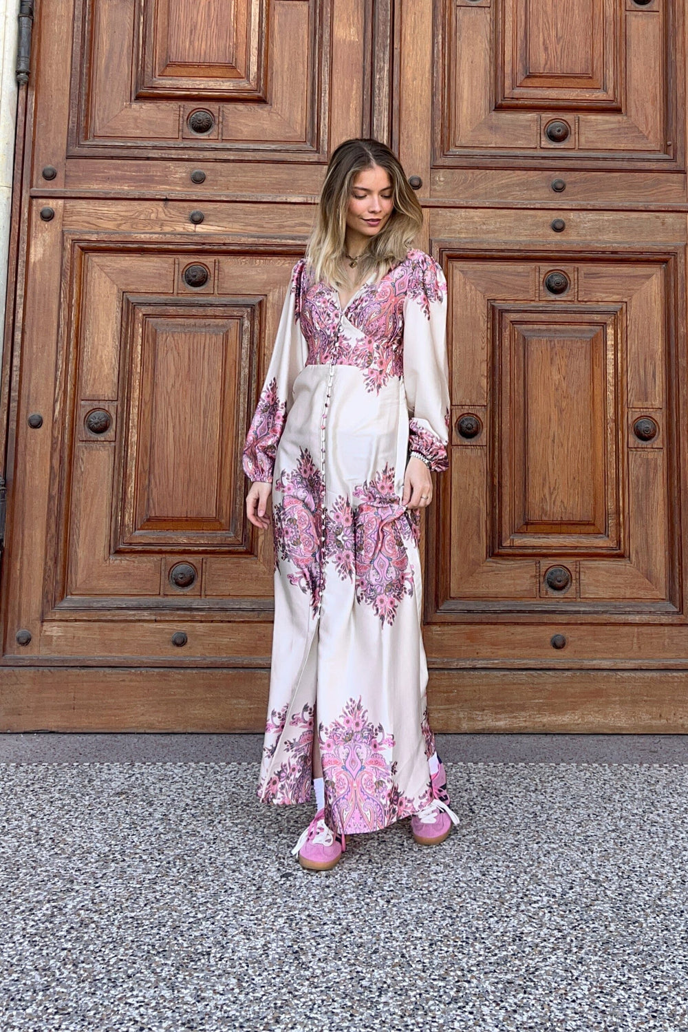 Forudbestilling - Noella - Lilith Maxi Dress 14790002 - 1422 - Drusella Print Kjoler