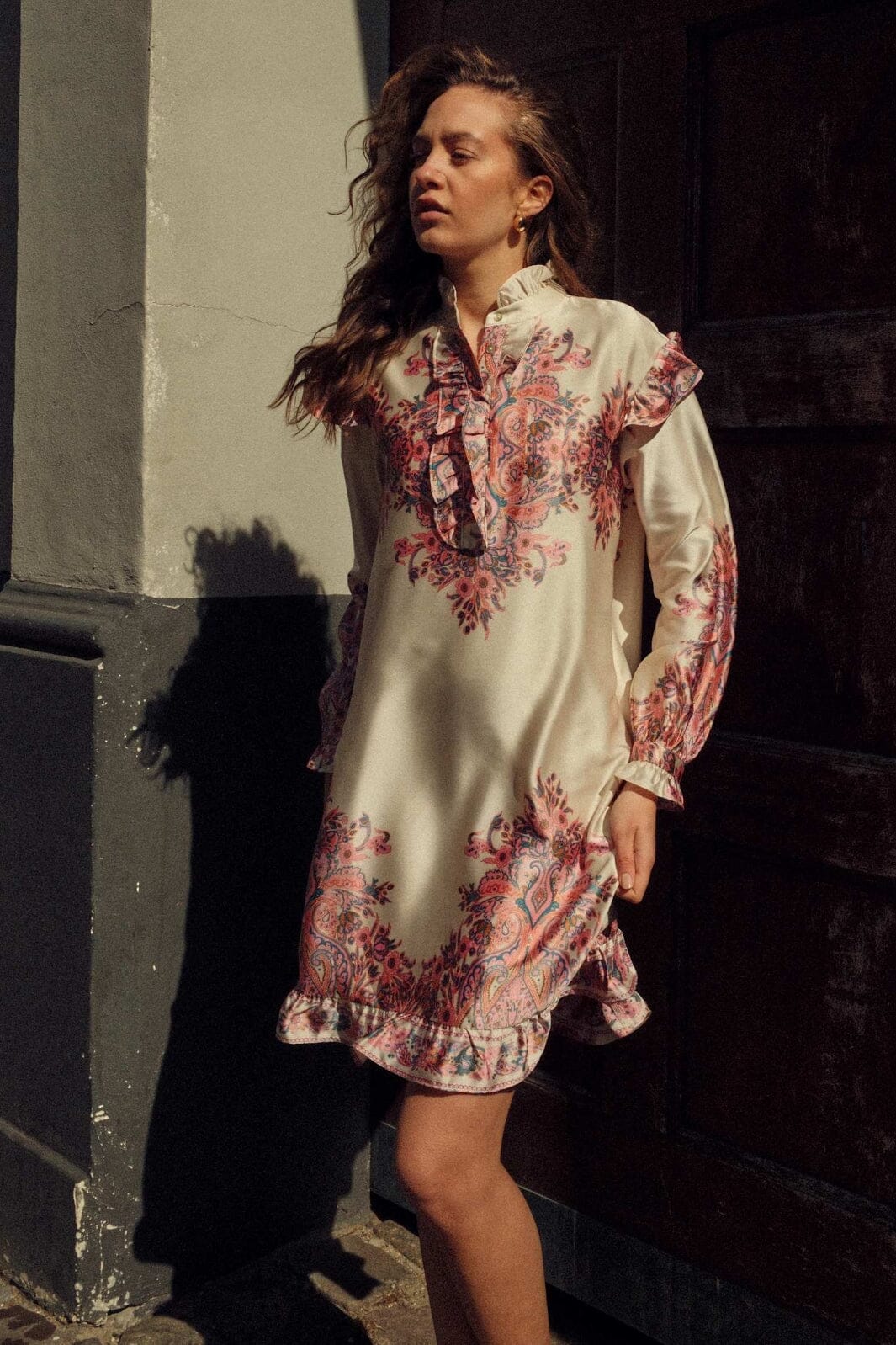 Noella - Reno Ruby Ruffle Dress 14790001 - 1422 - Drusella Print