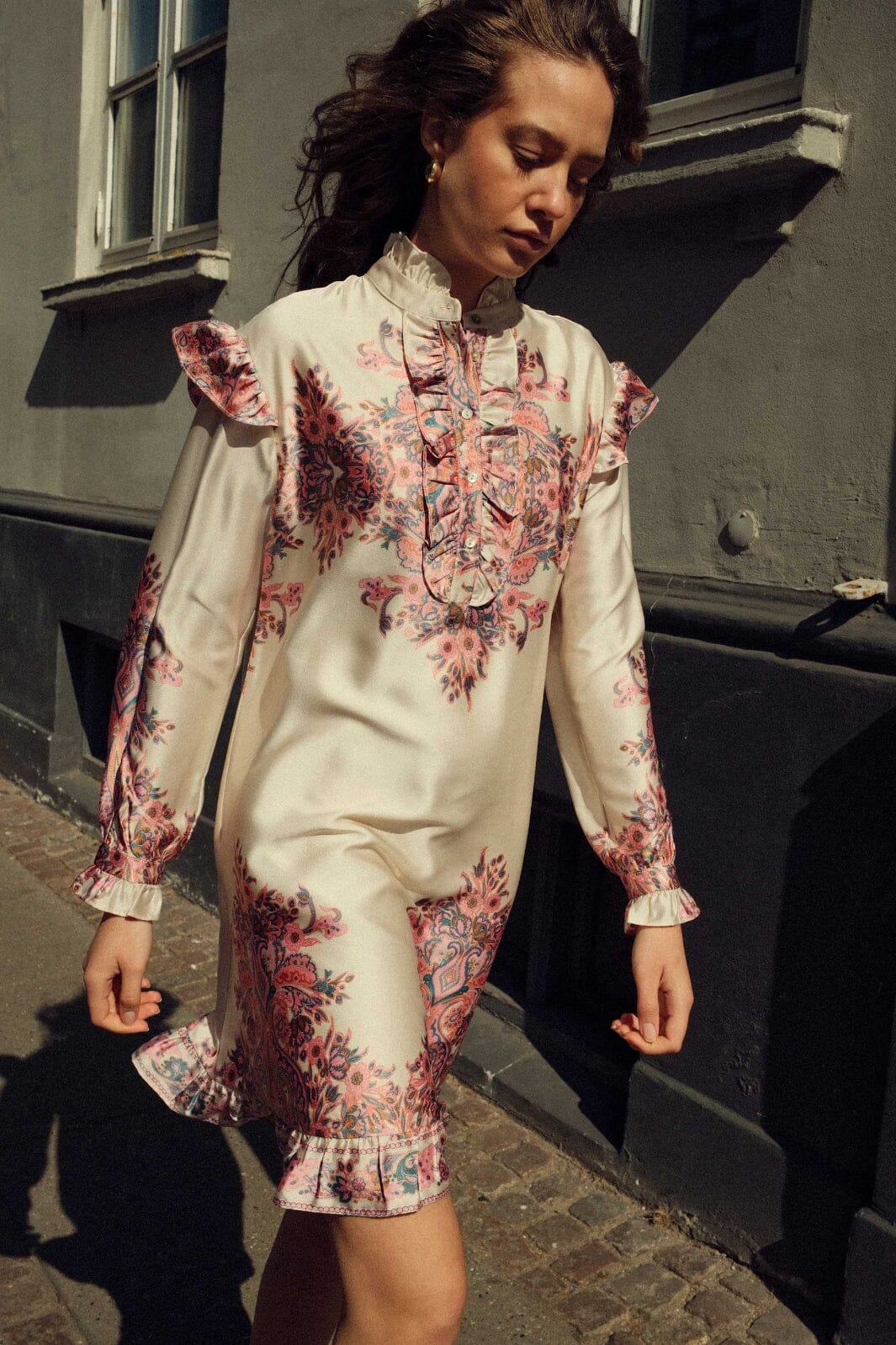 Noella - Reno Ruby Ruffle Dress 14790001 - 1422 - Drusella Print