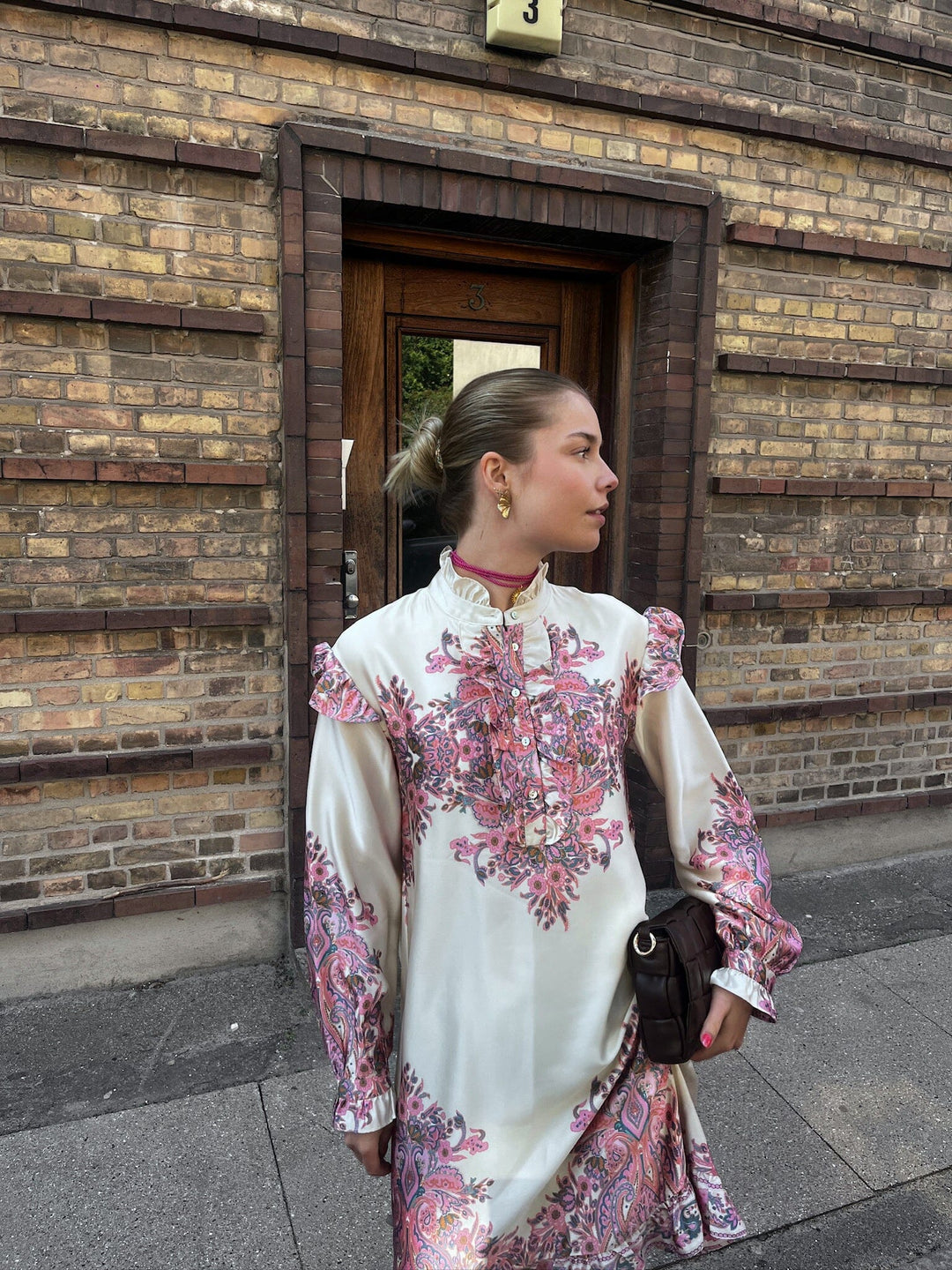 Forudbestilling - Noella - Reno Ruby Ruffle Dress 14790001 - 1422 - Drusella Print Kjoler