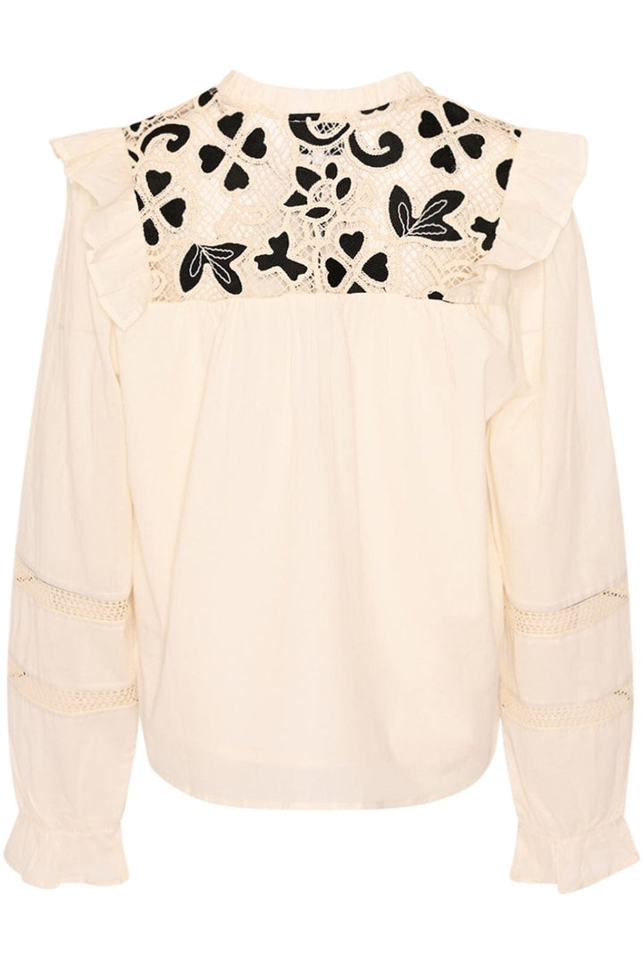Forudbestilling - Noella - Salba Blouse 12590001 - 974 - Ivory Bluser