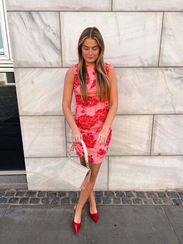 Forudbestilling - Noella - Sutton Short Dress - 486 Rose Print Kjoler