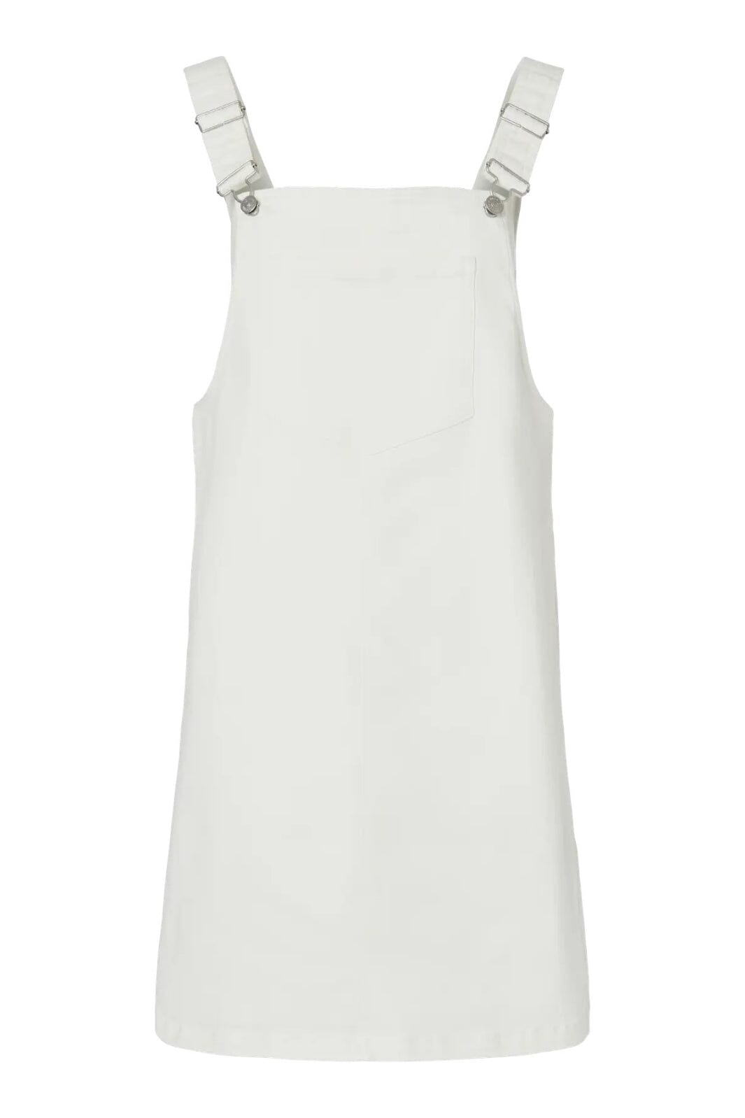 Pieces - Pcmonica Sl Denim Spencer Dress - 4865971 Bright White