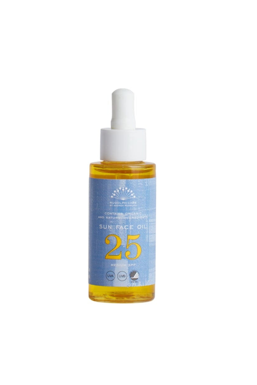 Forudbestilling - Rudolph Care - Sun Face Oil SPF 25 - Solcreme