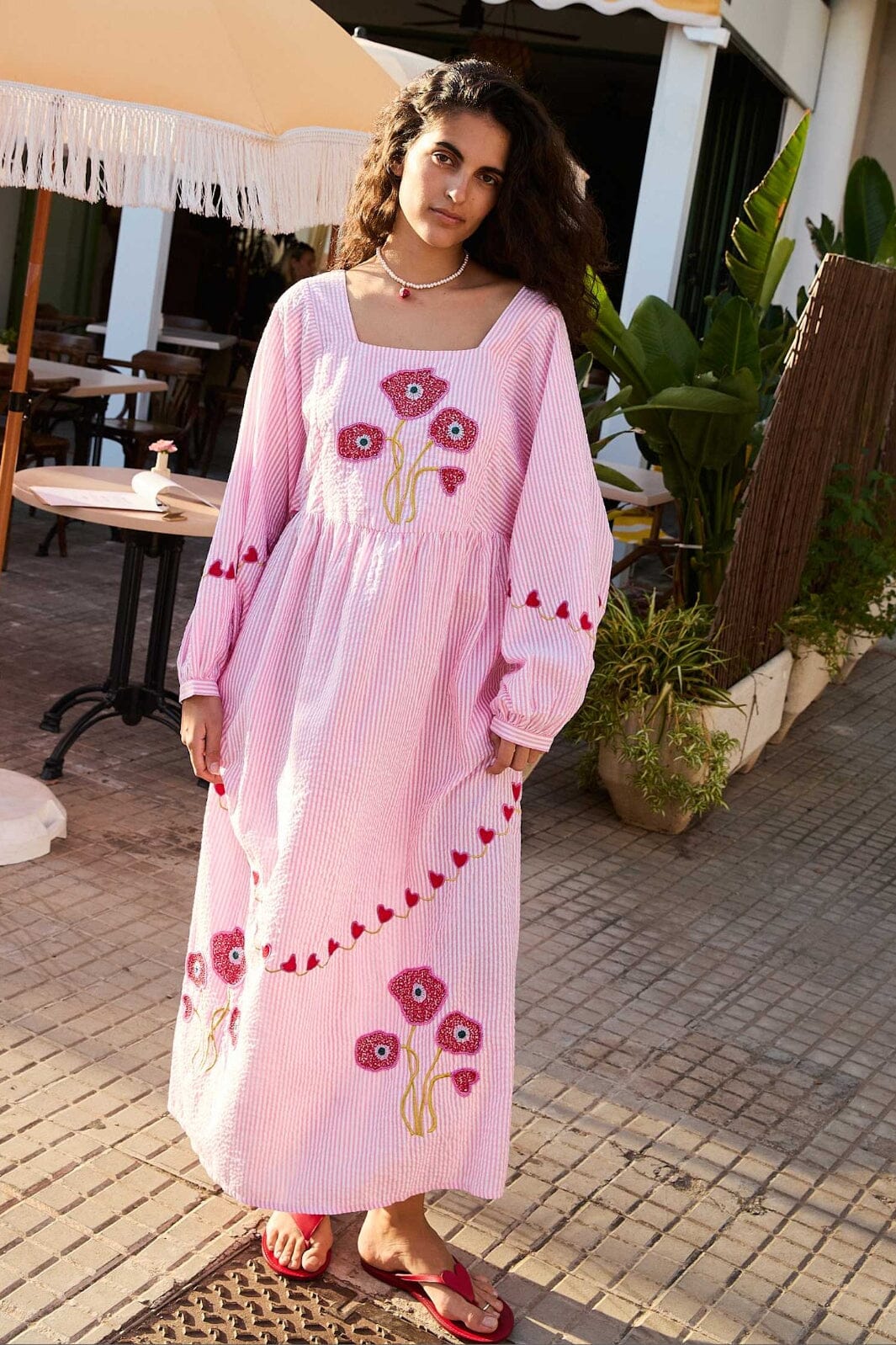 Sissel Edelbo - Wenke Dress SE 1643 - Pink Stripes