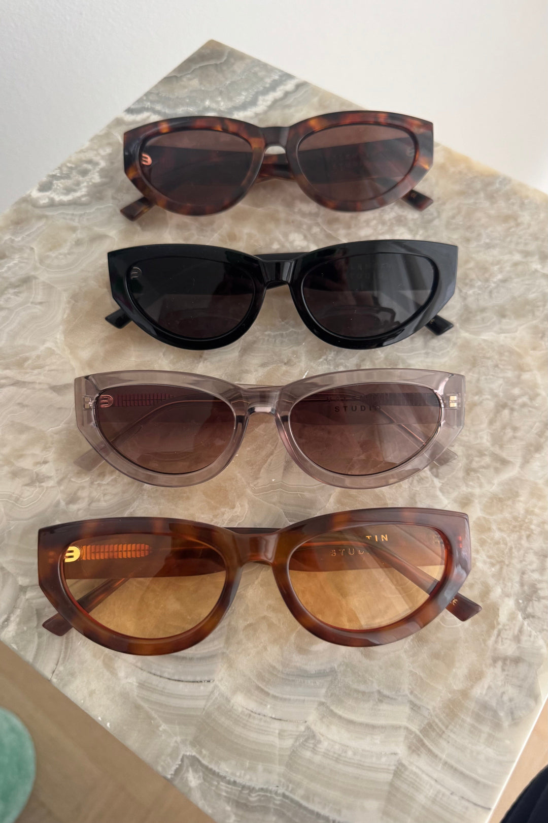 Forudbestilling - Valentin Studio - Audrey 1-004 - Rose Brown Solbriller