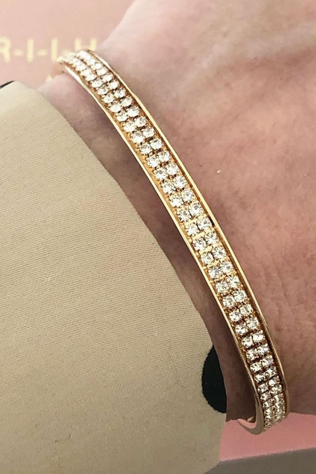 FRIIHOF+SIIG - Bling Armbånd - Guld Armbånd