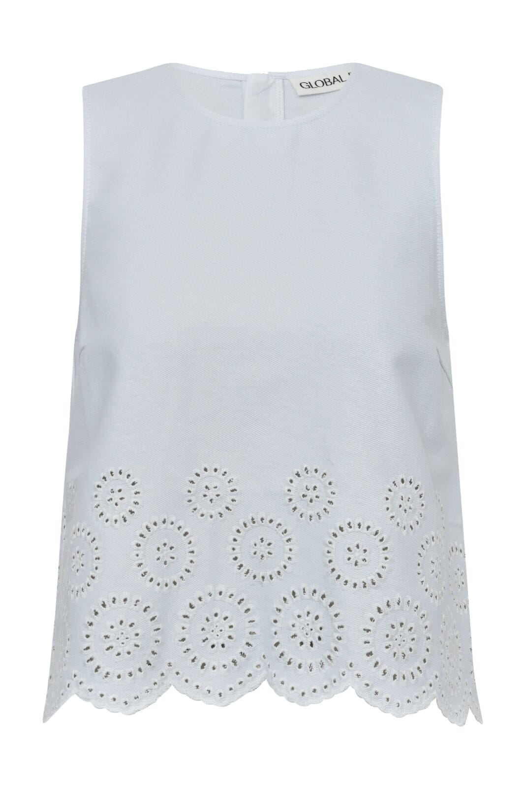 Global Funk - Rihne Scallop-G - 800 White T-shirts