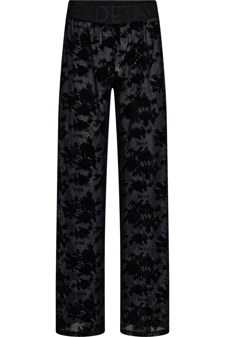 Hype The Detail - Lace Legging 850-21 - 9 - Sort