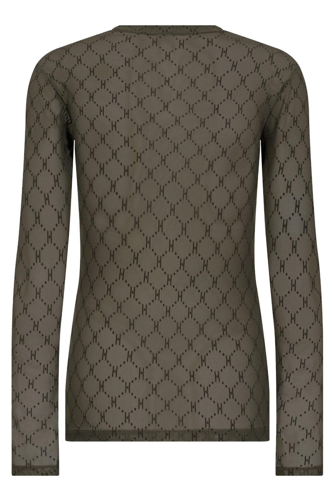 Hype The Detail - Mesh Blouse 300-14 - 11 - Grøn