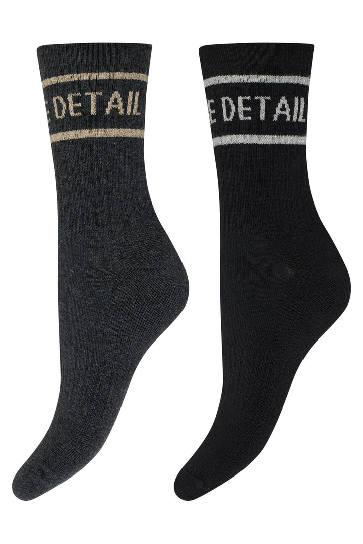 Hype The Detail - Tennis Sock 2-Pk 21491-80 - 9009 - Multifarvet